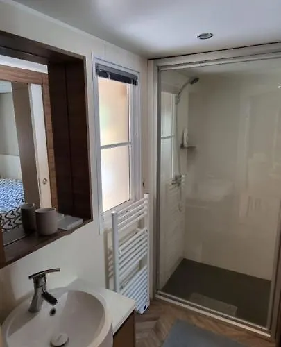 Mobile Avec Terrasse Et Piscine.