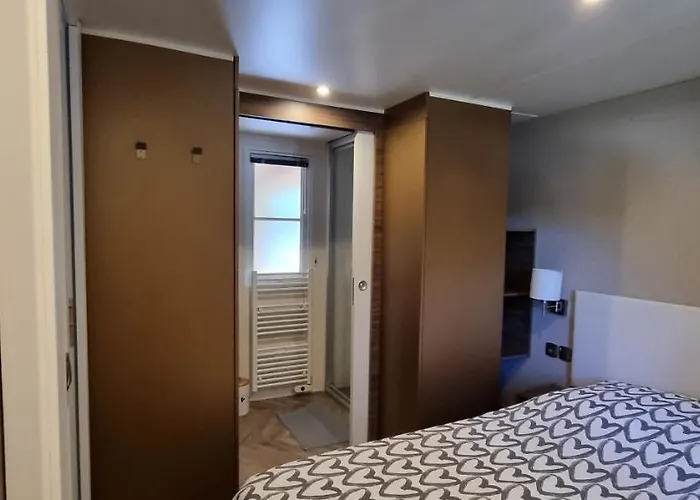 Mobile Avec Terrasse Et Piscine. Chalet